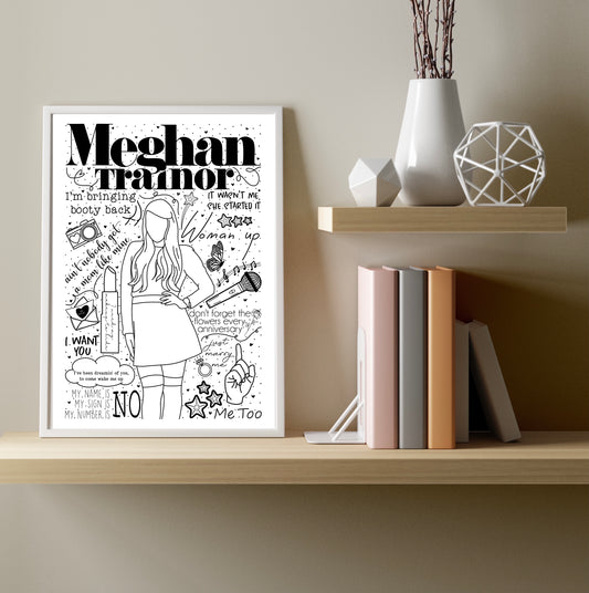 Meghan Trainor A4 Print