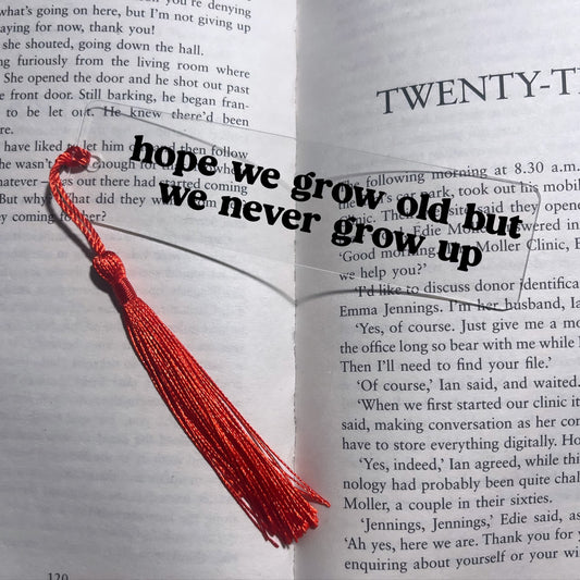 Never Grow Up - Niall Horan Bookmark